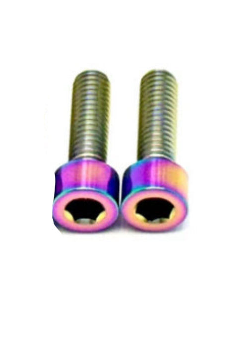 Titanium foot lock bolts! (Set of 2)