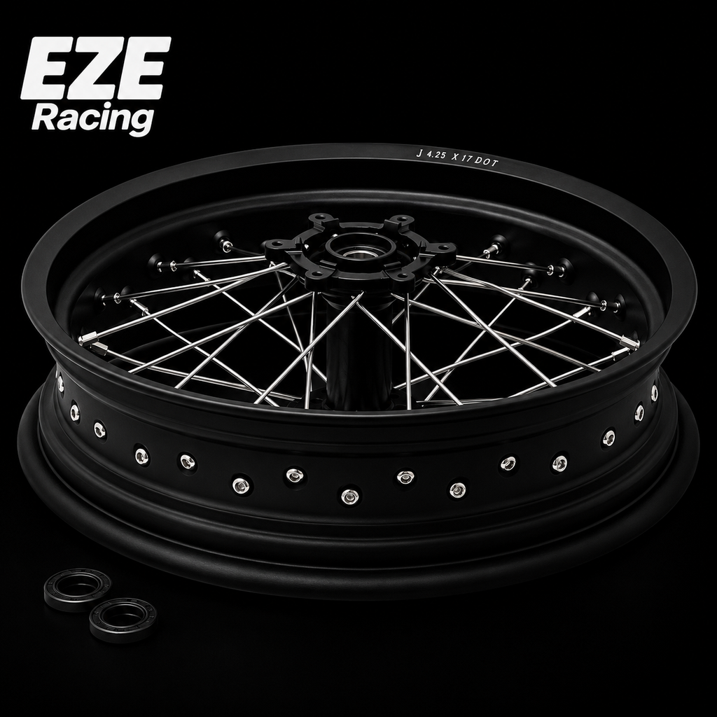 Ultra Bee 17" Supermoto Super Wide Wheel Set