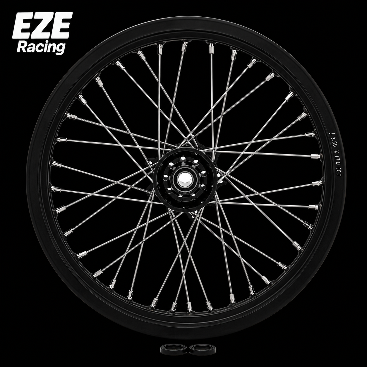 Ultra Bee 17" Supermoto Super Wide Wheel Set
