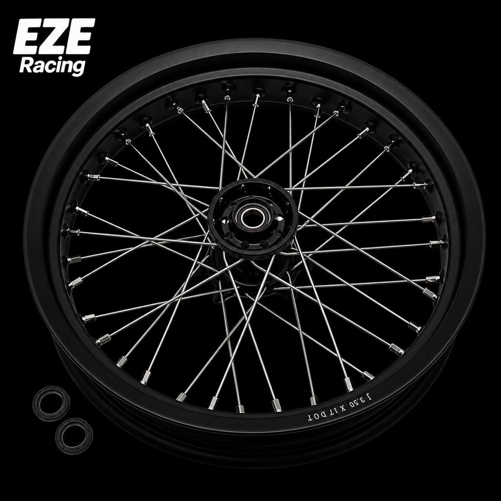 Ultra Bee 17" Supermoto Super Wide Wheel Set