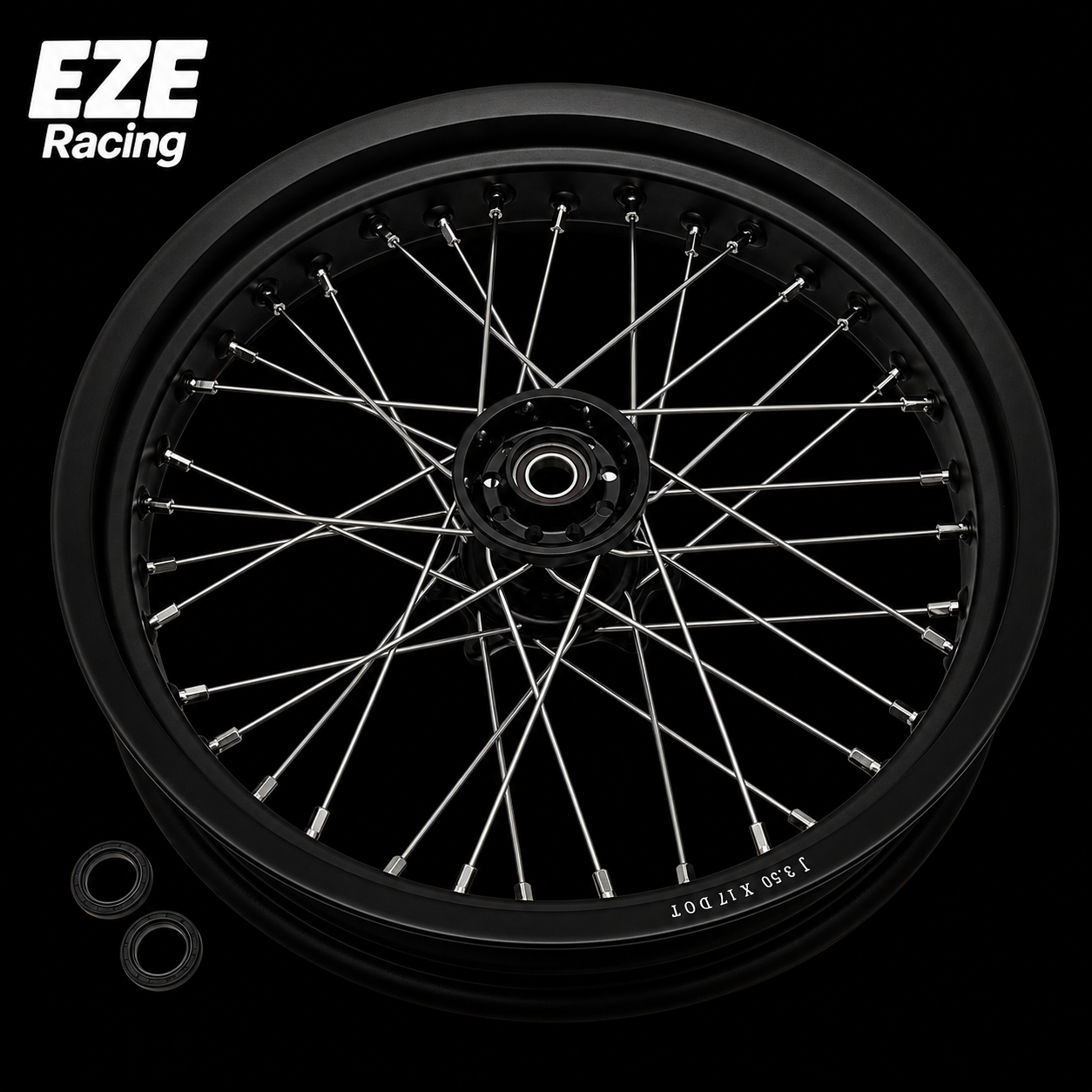 Ultra Bee 17" Supermoto Super Wide Wheel Set