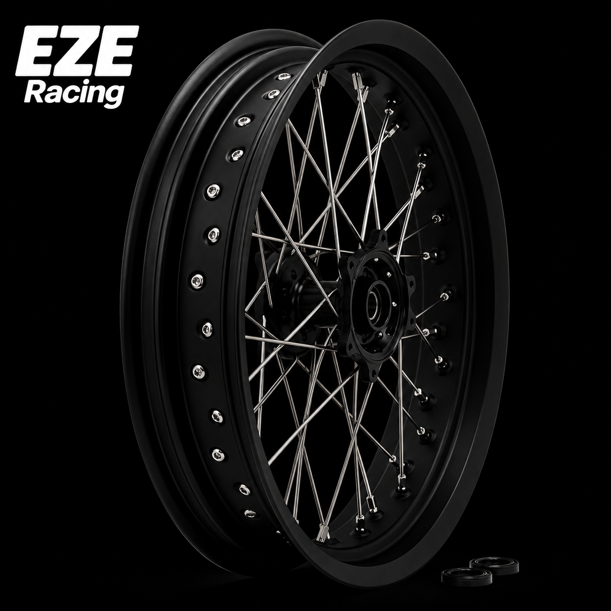Ultra Bee 17" Supermoto Super Wide Wheel Set