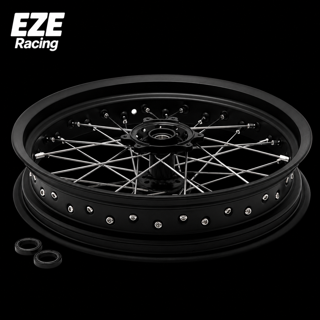 Ultra Bee 17" Supermoto Super Wide Wheel Set