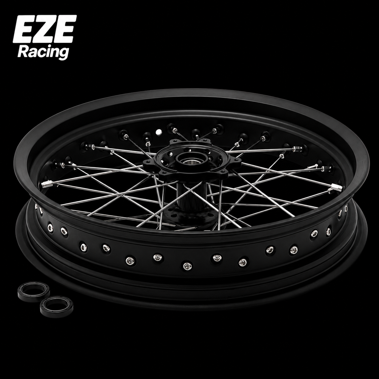 Ultra Bee 17" Supermoto Super Wide Wheel Set