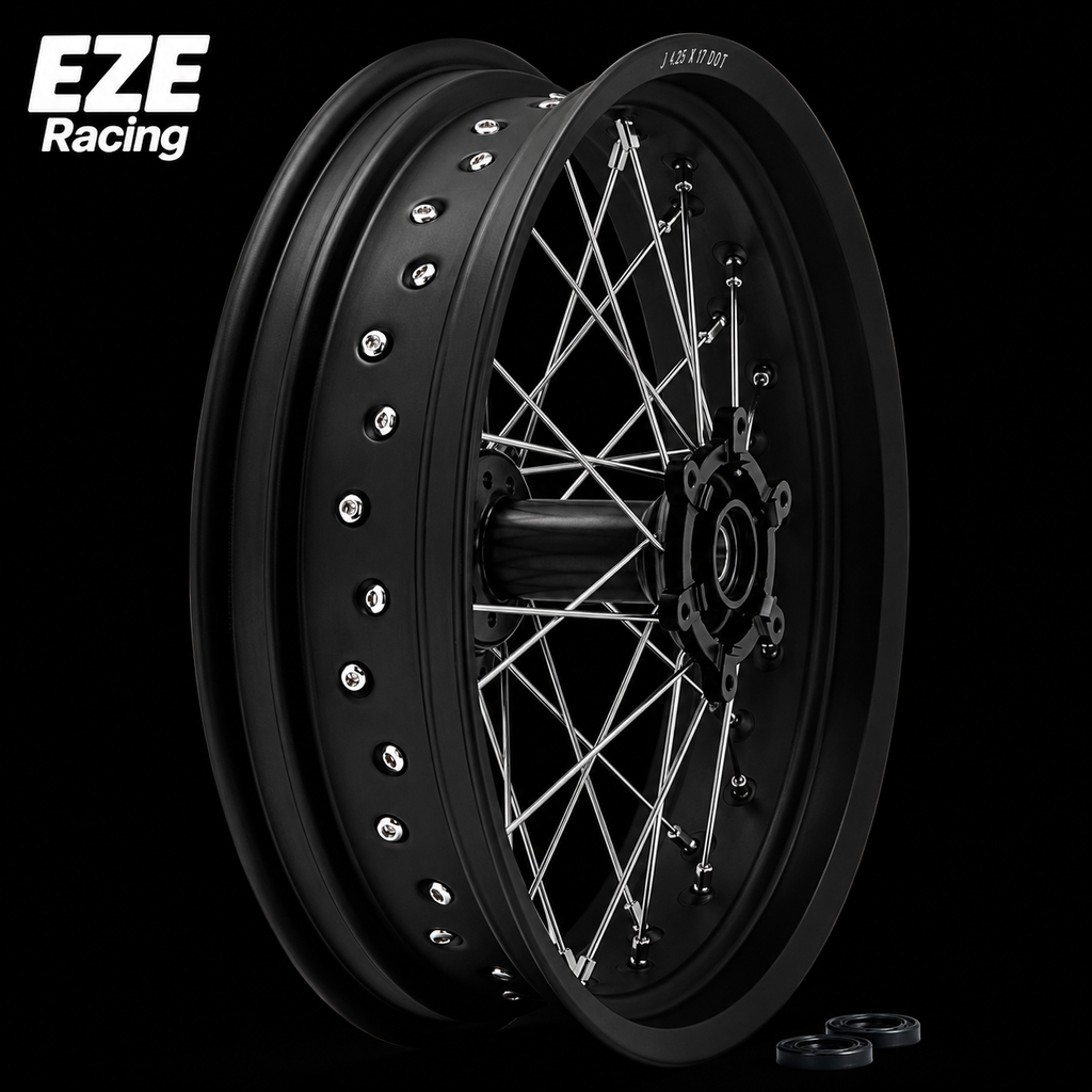 Ultra Bee 17" Supermoto Super Wide Wheel Set